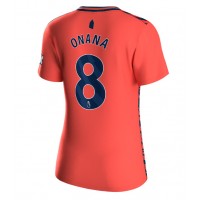 Everton Amadou Onana #8 Vonkajší Ženy futbalový dres 2023-24 Krátky Rukáv